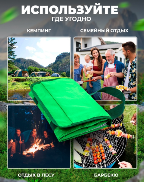 Сумка - холодильник Гренландия 15 л. / Термосумка для пикника, похода, путешествий